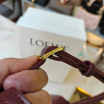 LW Goya Silk Handbag - Wine (Ultra Premium)