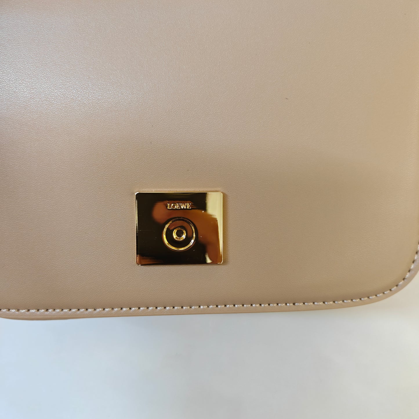 LW Goya Silk Handbag - Beige (Ultra Premium)