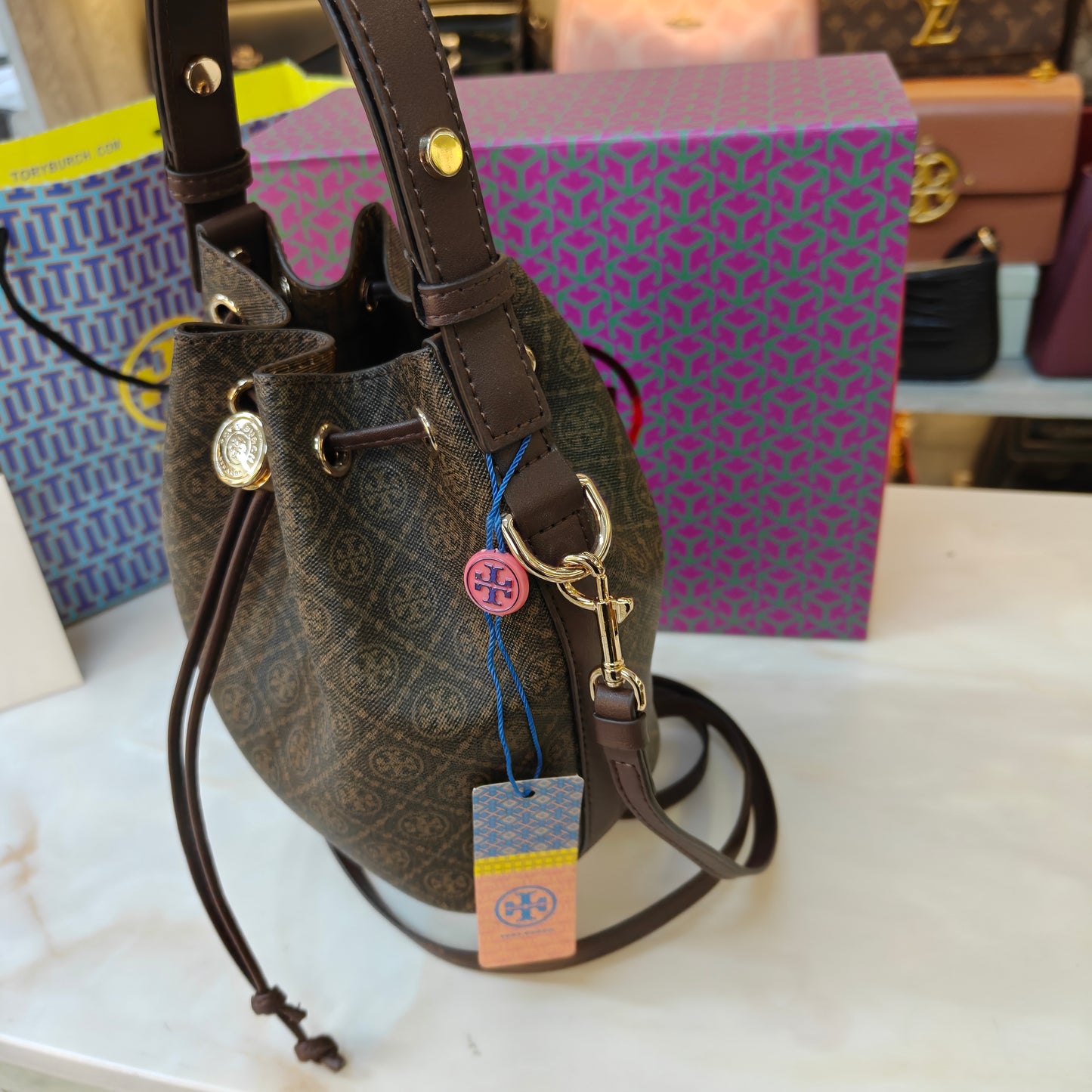 TB Monogram Coated Canvas Mini - (Ultra Premium)