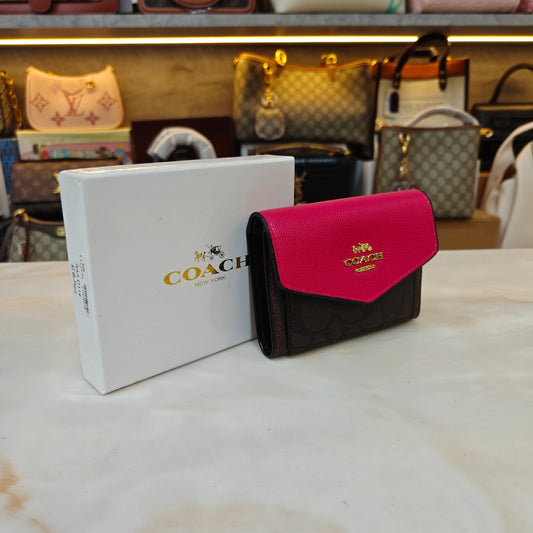 CH 2 Fold Mini Wallet - Pink