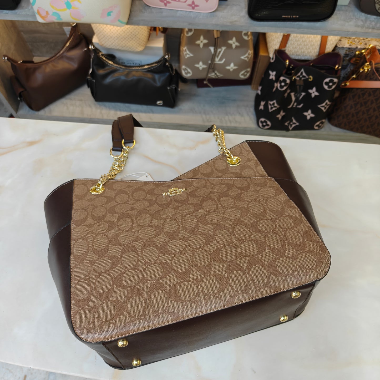 CH Tote Bag Ultra Premium - Coffee Apricot