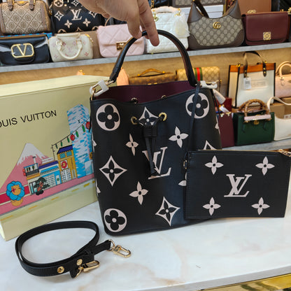 LVN Neo Neo MM - Bucket Bag (Ultra Premium) - Black