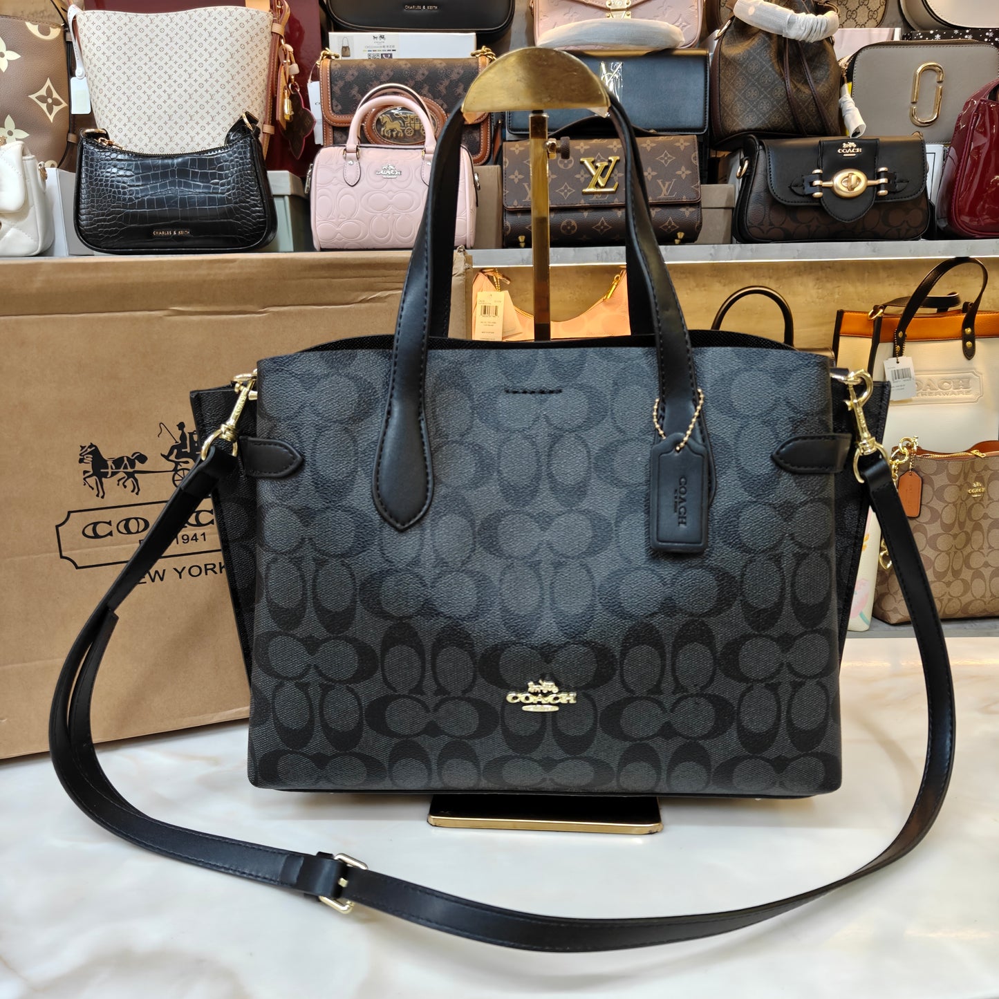 CH Hanna Carryall -  Black Grey