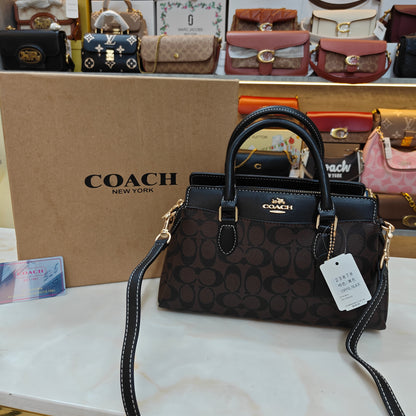 CH Darcie Satchel Bag - Coffee