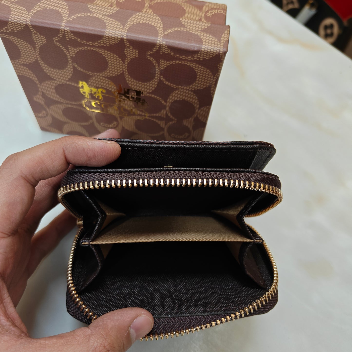 CH Mini Wallet - Coffee