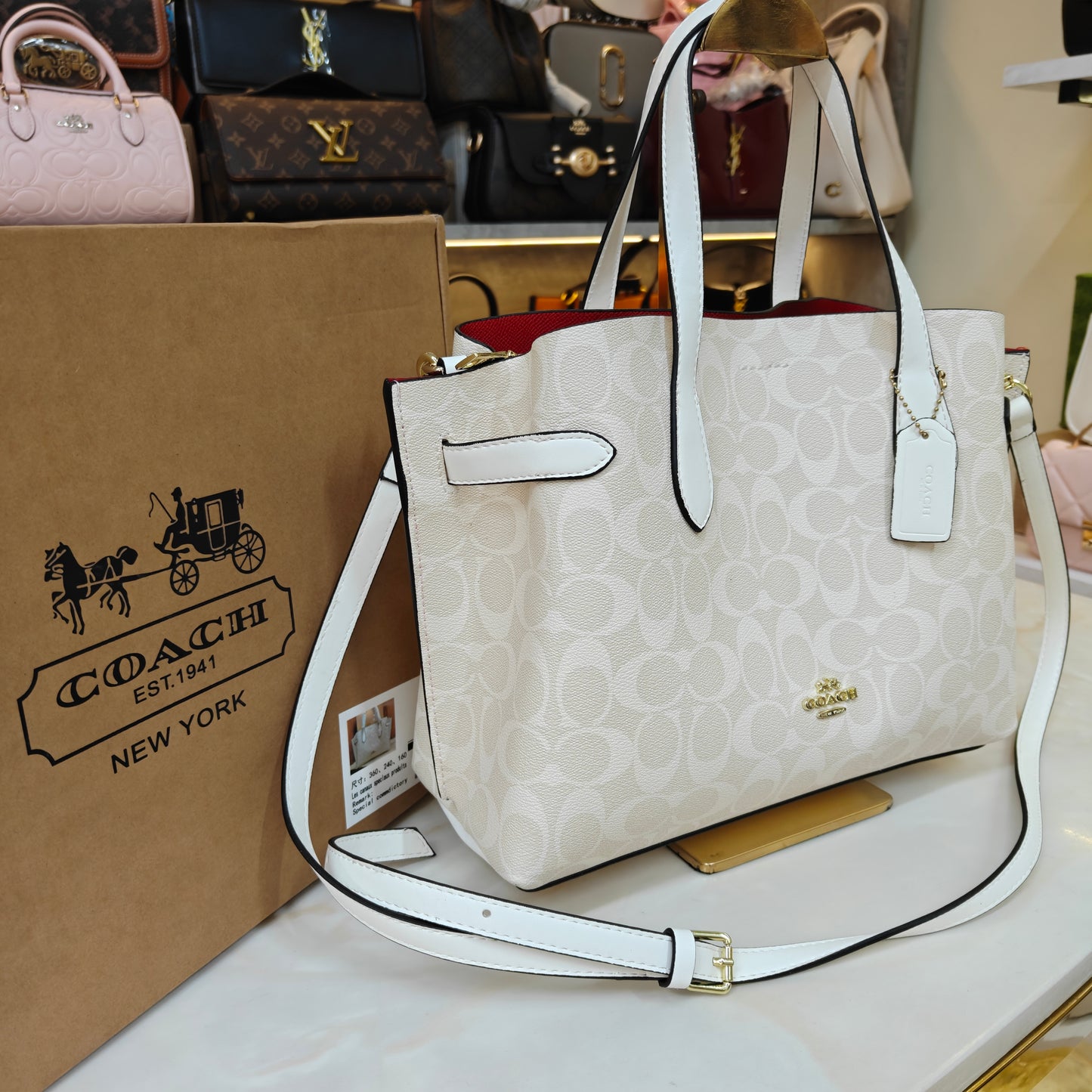 CH Hanna Carryall - Pearl White