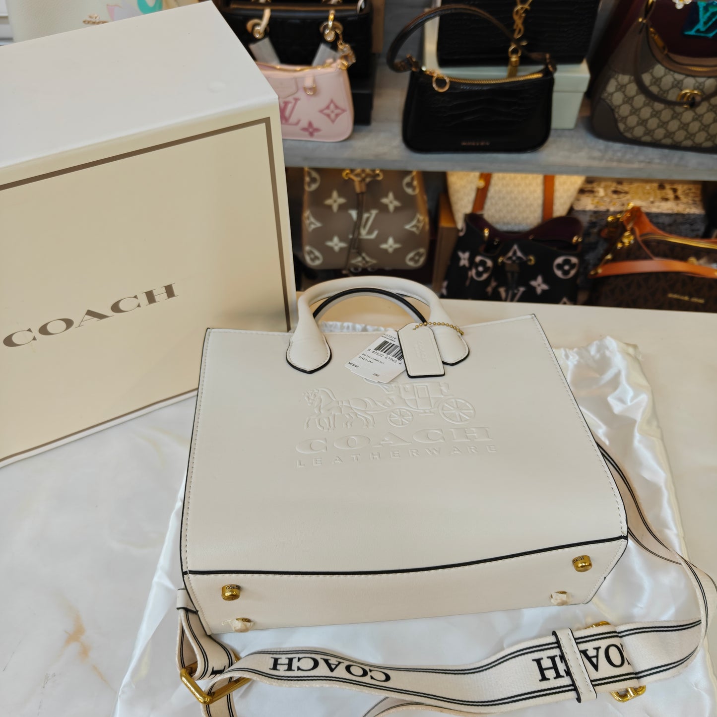 CH Ace Tote Bag 26 - Ultra Premium White Colour