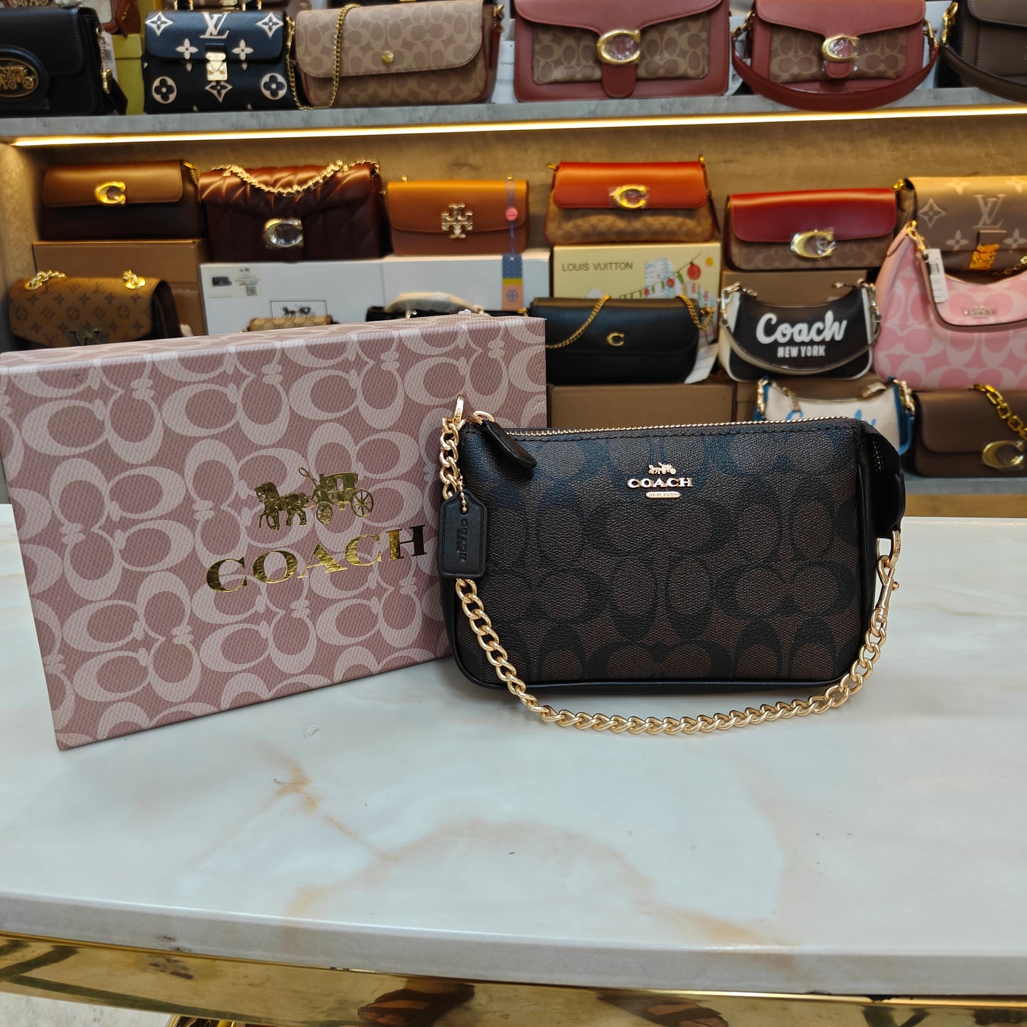 CH Nolita Shoulder Bag (Coffee Colour)
