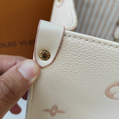 LVB 41cm OTG Large Tote Bag - Cream Pink (Double Box Ultra Premium)