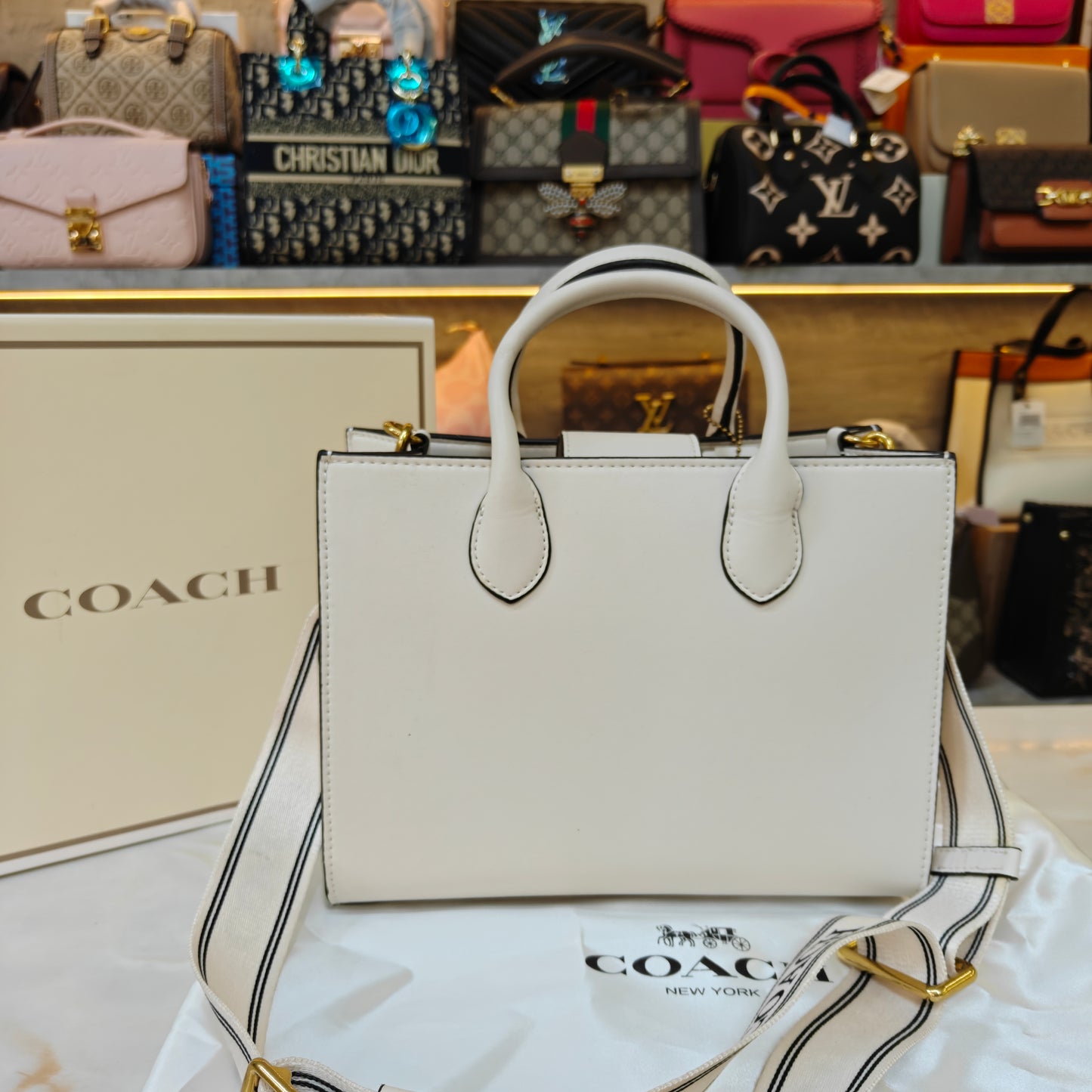 CH Ace Tote Bag 26 - Ultra Premium White Colour