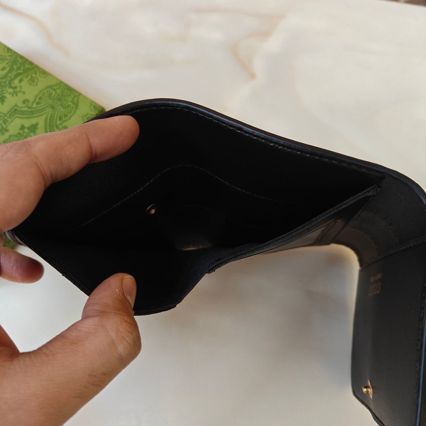 GG 3 Fold Wallet