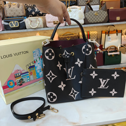 LVN Neo Neo MM - Bucket Bag (Ultra Premium) - Black