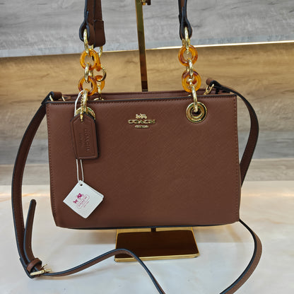 CH44 - Satchel Bag (Brown Colour)