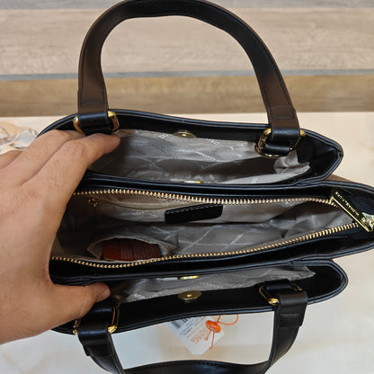 MK45 - Satchel Bag (Coffee Black)