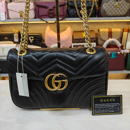 GG Marmont Medium Size (Black)