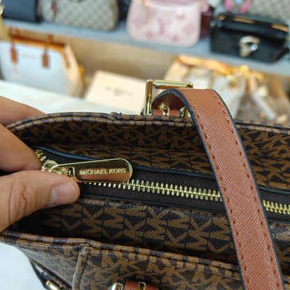 MK 3 Partition Tote Bag - Coffee