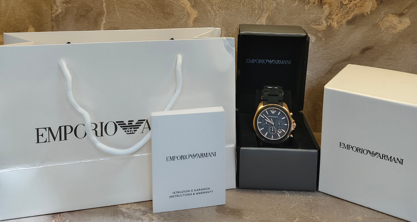 E A Water-Resistant Chronograph