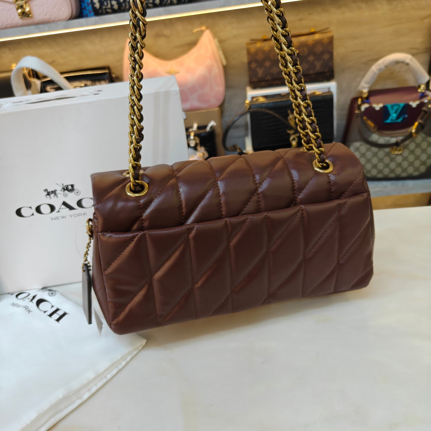 CH Quilted Tabby Ultra Premium - Chocolate Colour