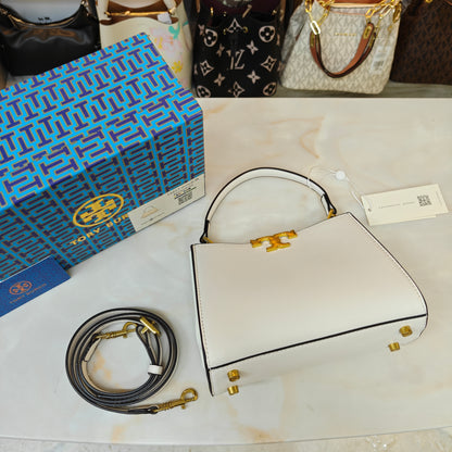 TB Mini Satchel - White
