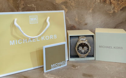 MK women whitney Embellished Dial & Bracelet Style Straps Analogue Watch