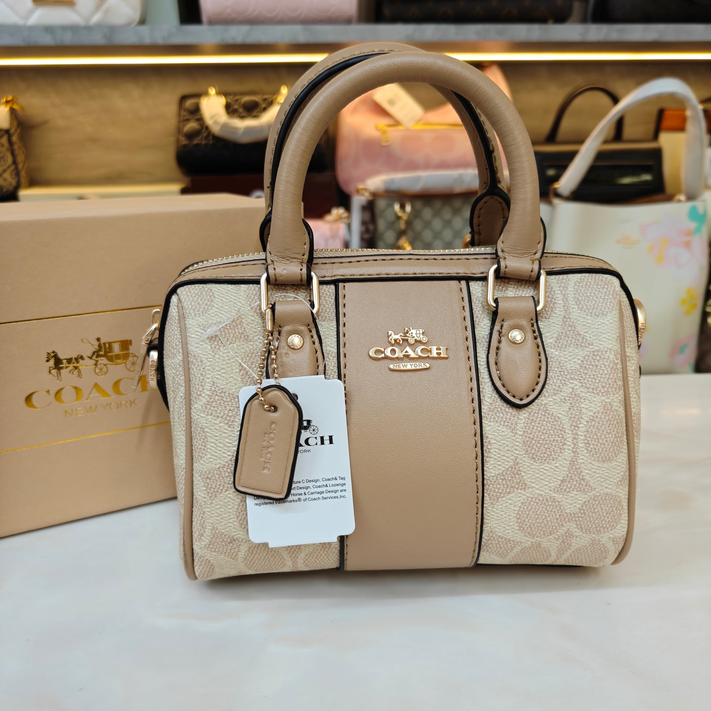 CH Speedy Crossbody Satchel - Light Apricot