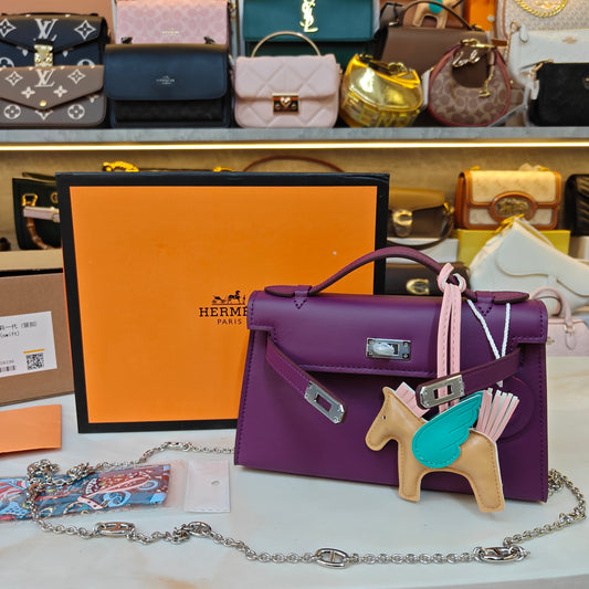 HRMS Mini Kelly- Purple (Ultra Premium Double Box)