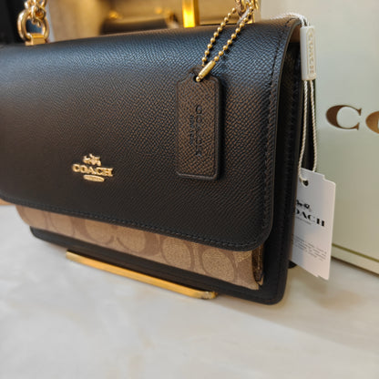 CH Klare Crossbody Signature Black Bag - Ultra Premium Double Box