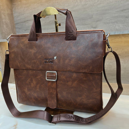MB Laptop Bag - Brown Colour (Large)