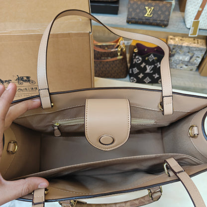 CH Maggie Tote Bag Ultra Premium with Box (Beige Monogram)