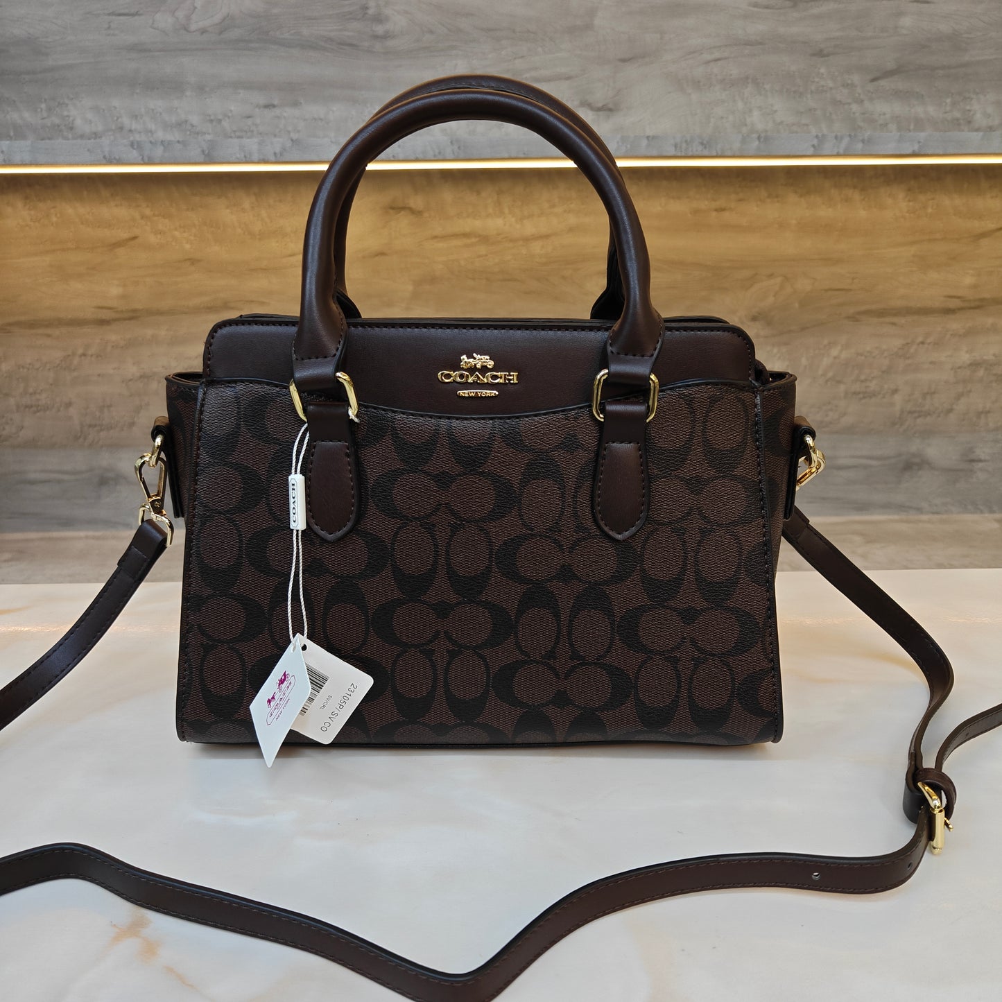 CH Satchel Bag (Coffee Colour)