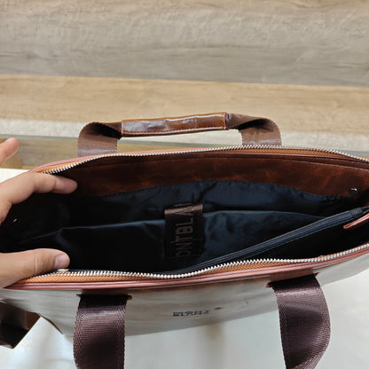 MB Laptop Bag - Brown Colour (Large)