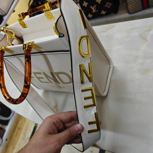 FND Mini Tote - White (With Box