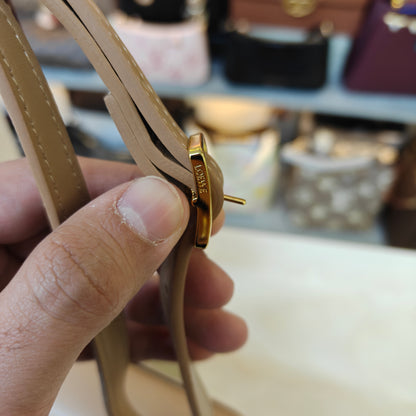 LW Goya Silk Handbag - Beige (Ultra Premium)