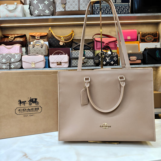 CH Maggie Tote Bag - Ultra Premium with Box (All Beige)