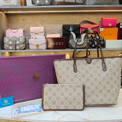 TB88 Tote Bag Ultra Premium with Box - Biege