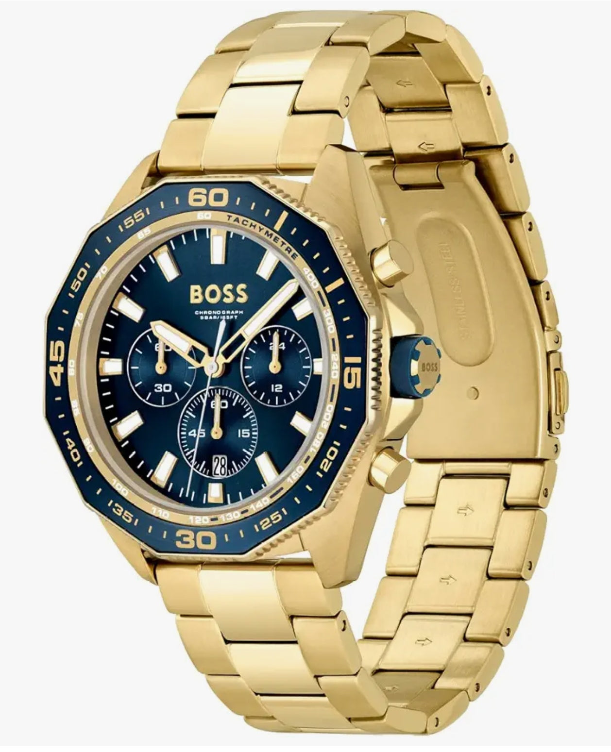 B.S Energy Analog Blue Dial Men's Watch