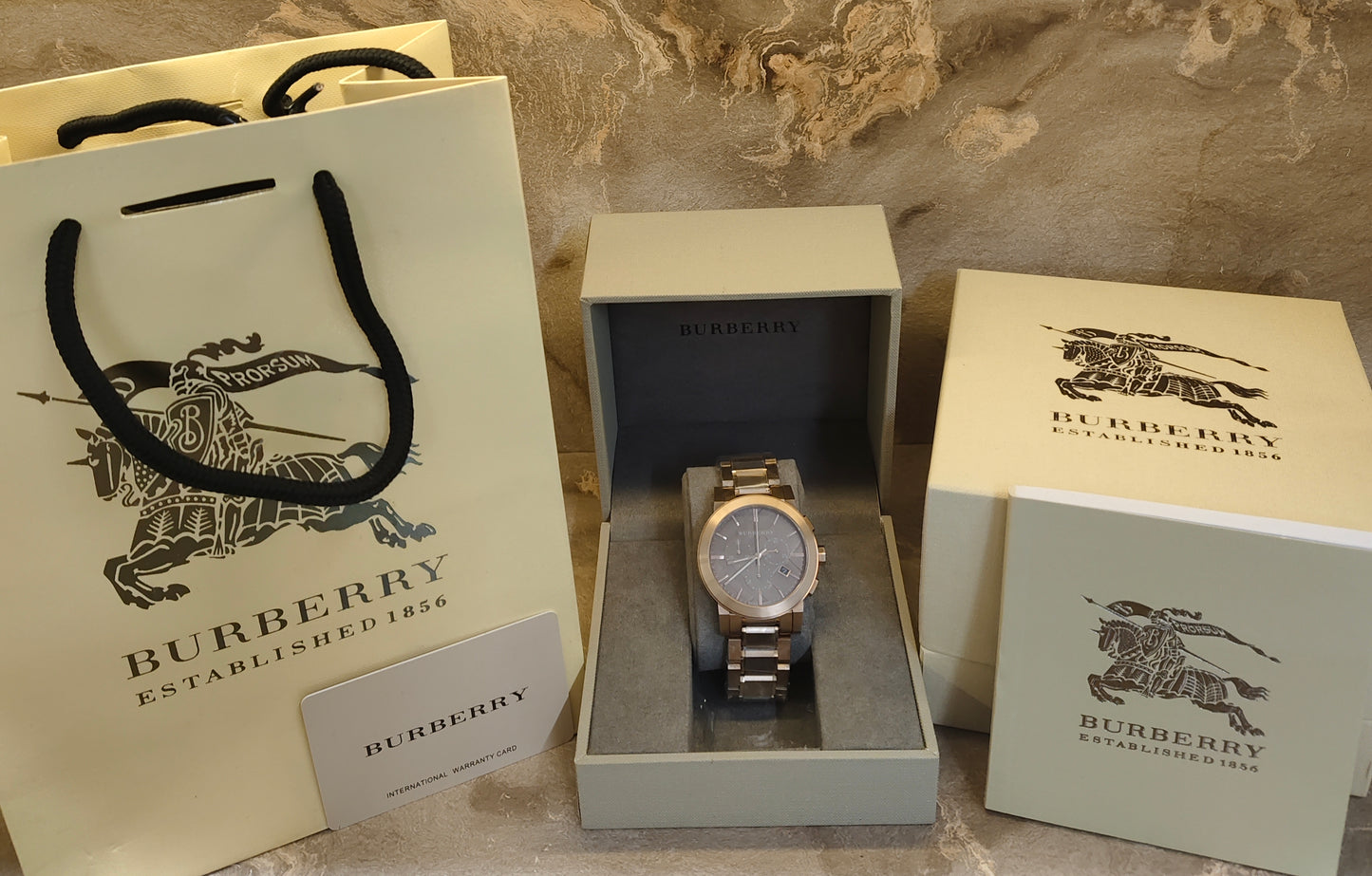 Brbry Choreograph Rose Gold Mens Watch