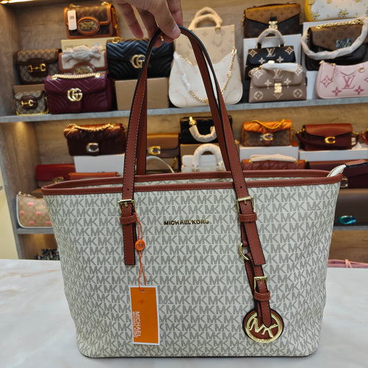 MK Large Tote - White Colour