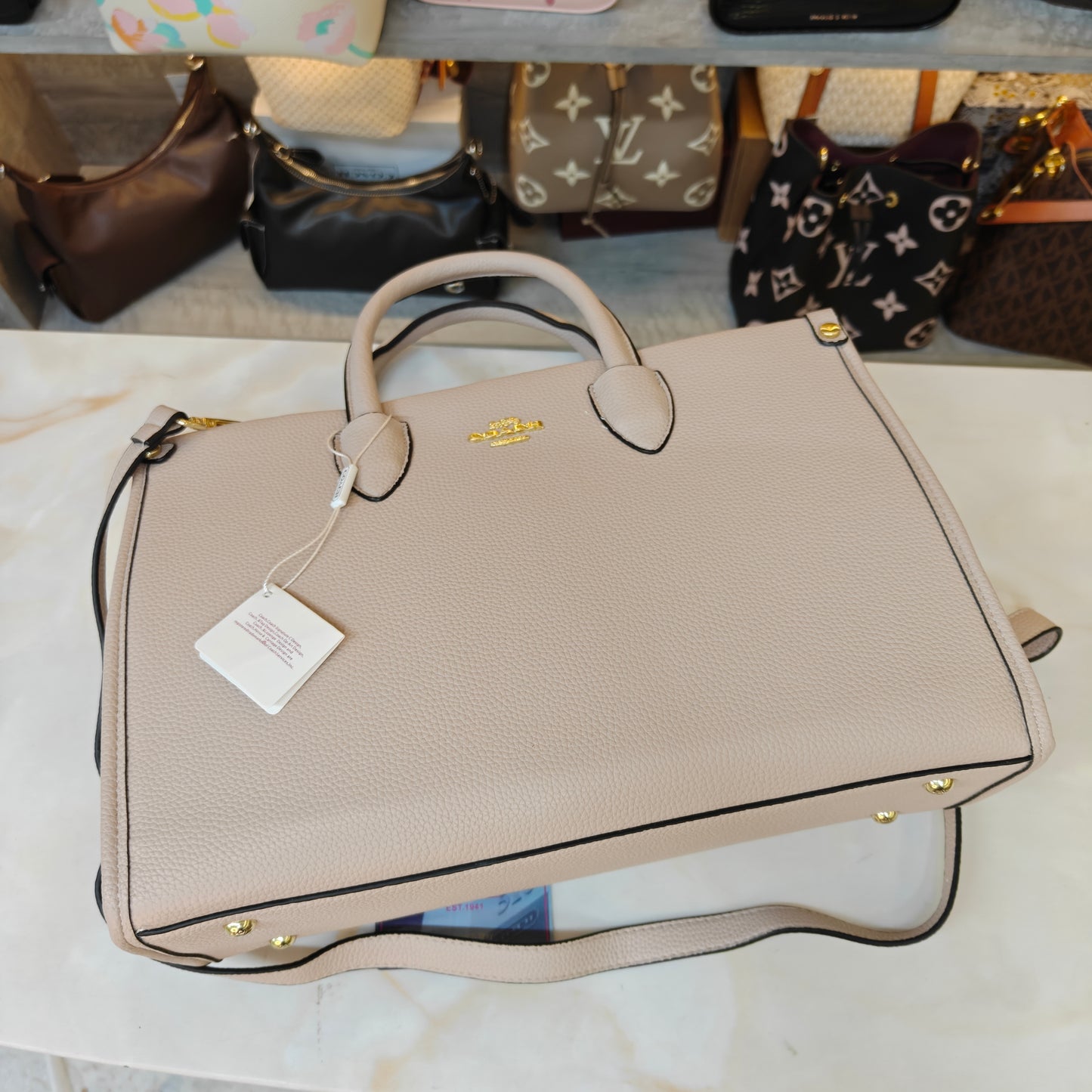 CH Ace Tote Bag - Beige Colour