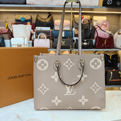 LVB 41cm OTG Large Tote Bag - Beige (Double Box Ultra Premium)