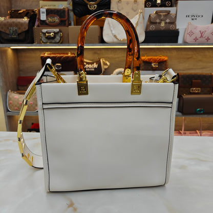 FND Mini Tote - White (With Box