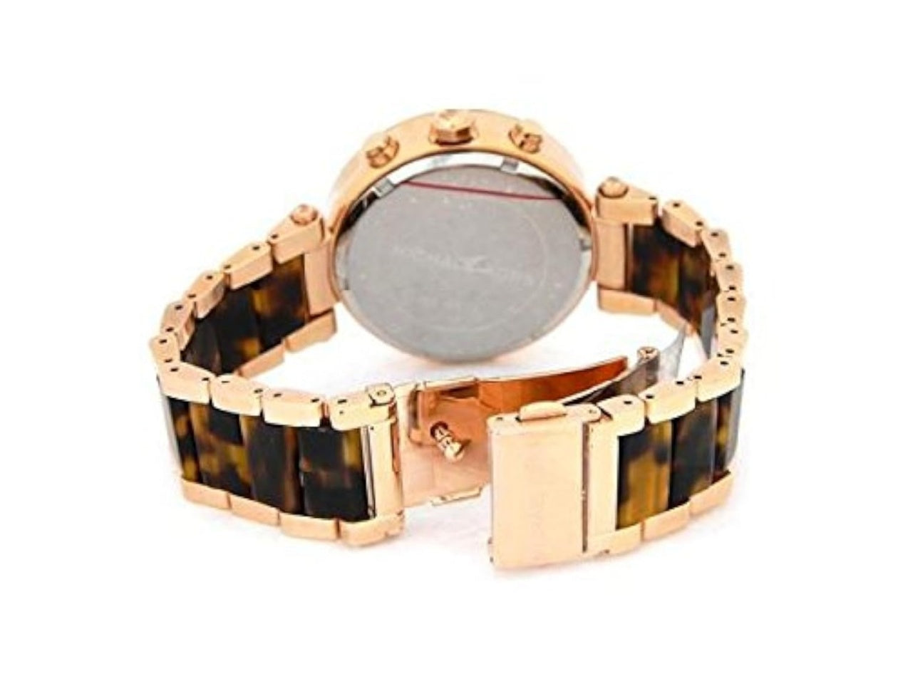 MK Parker Chronograph, Tortoise Rose Gold, Chronograph, Women's, Analog Watch, Bracelet Type