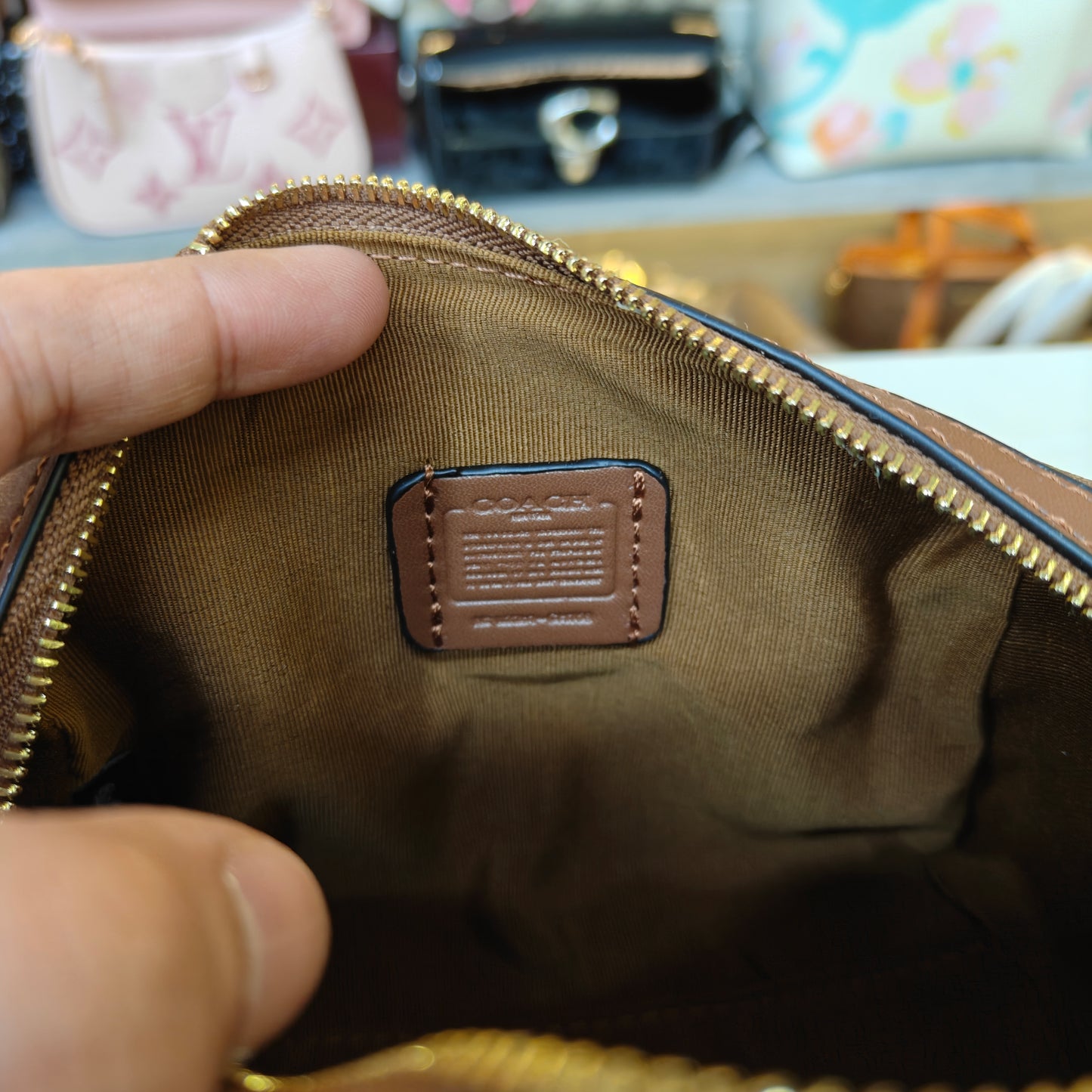 CH Speedy Crossbody Satchel - Tan Apricot
