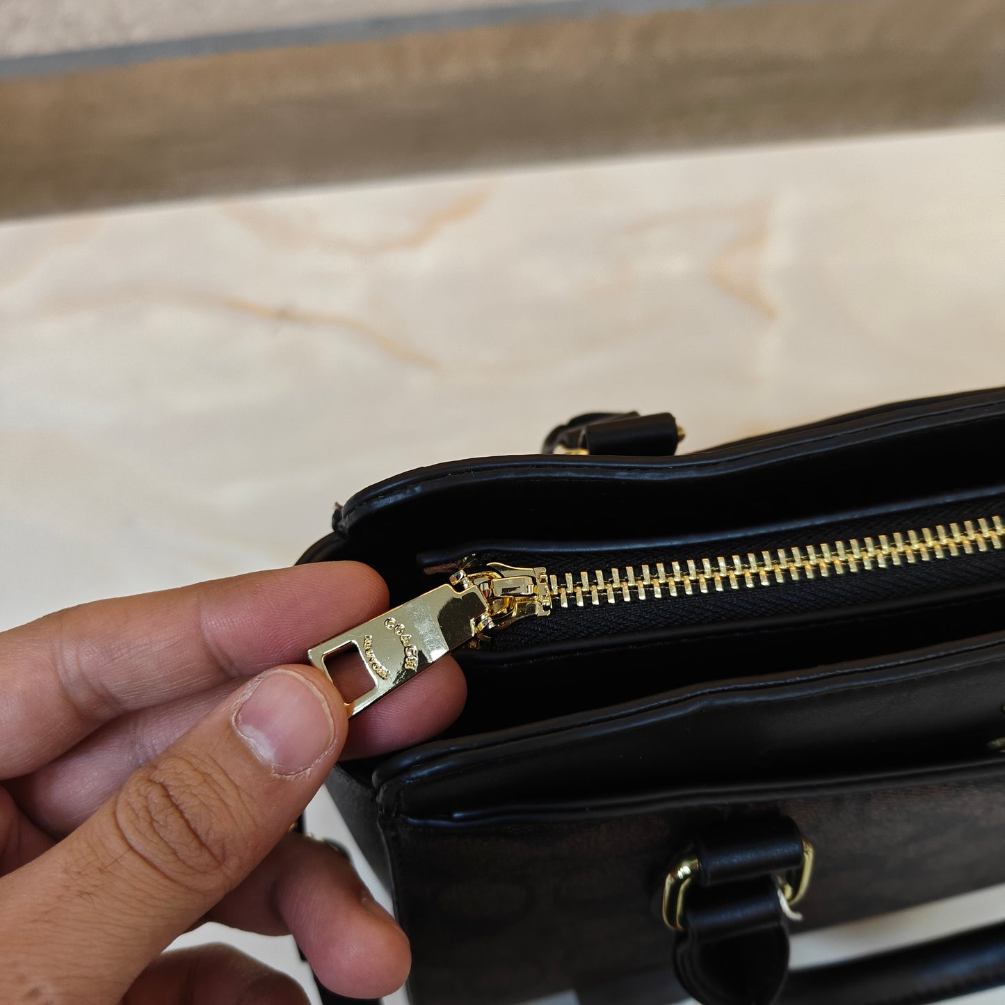 CH Satchel Bag (Coffee Black)