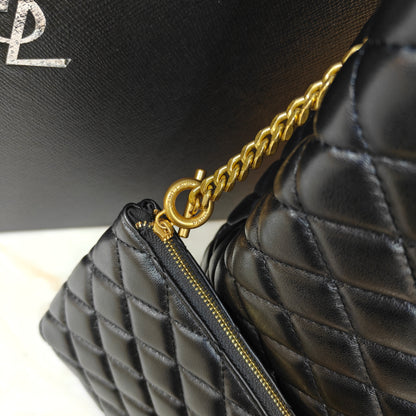 YSL Maxi Shopping Bag (Black) (Without Box)