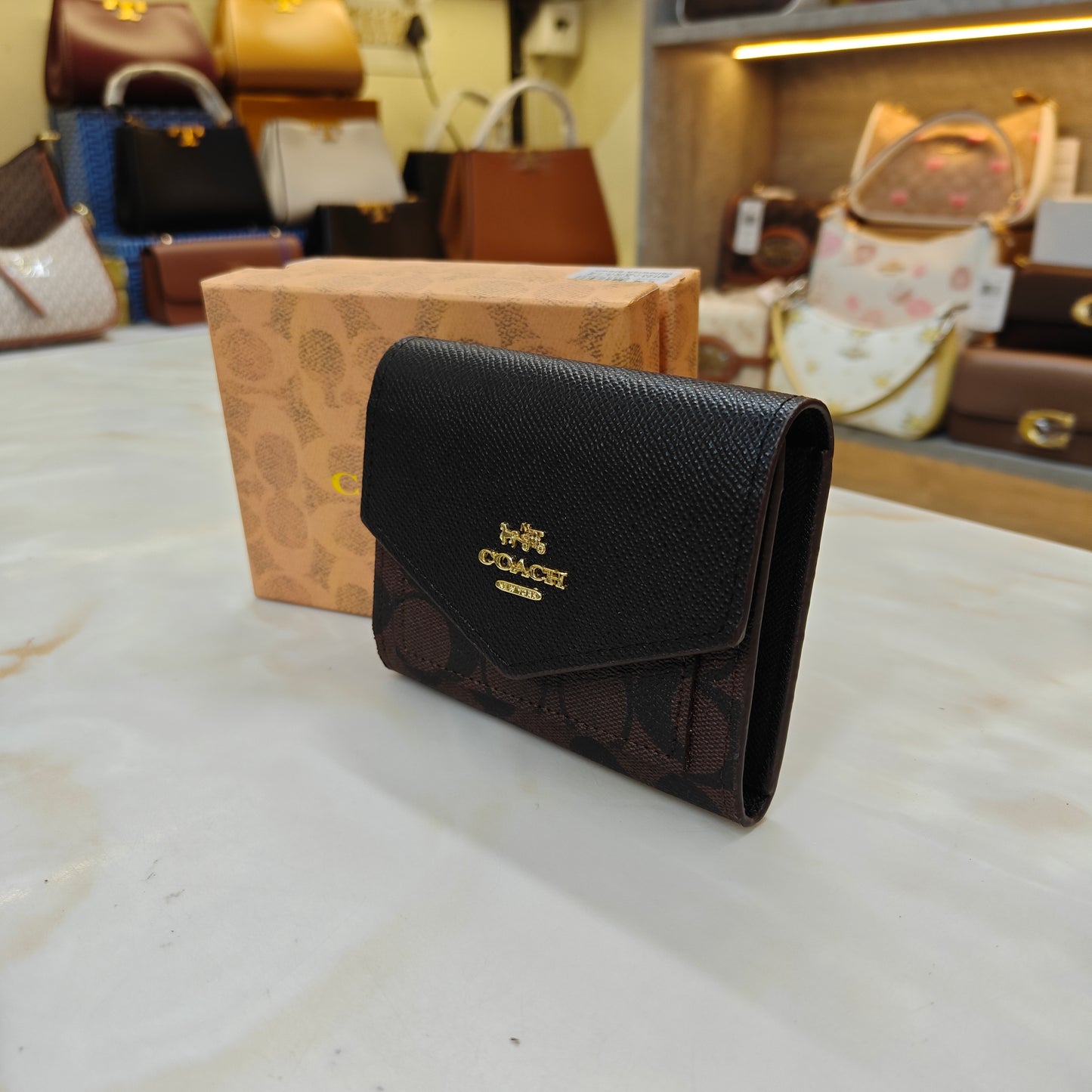 CH Mini Wallet - Rich Chocolate Black