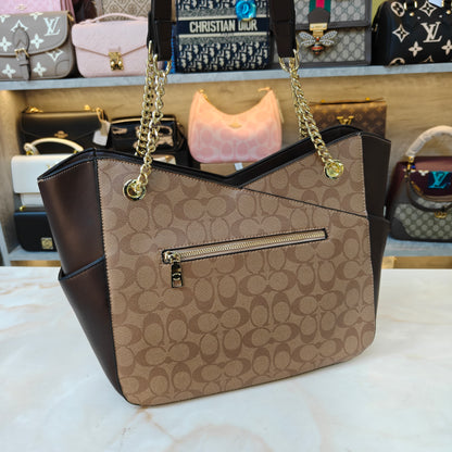 CH Tote Bag Ultra Premium - Coffee Apricot