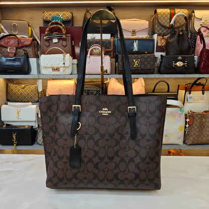 CH Mollie 3 Partition Tote Bag - Coffee