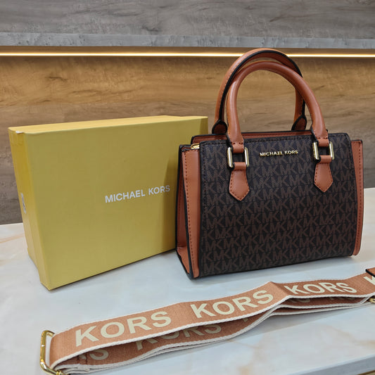 MK Satchel - Coffee Tan