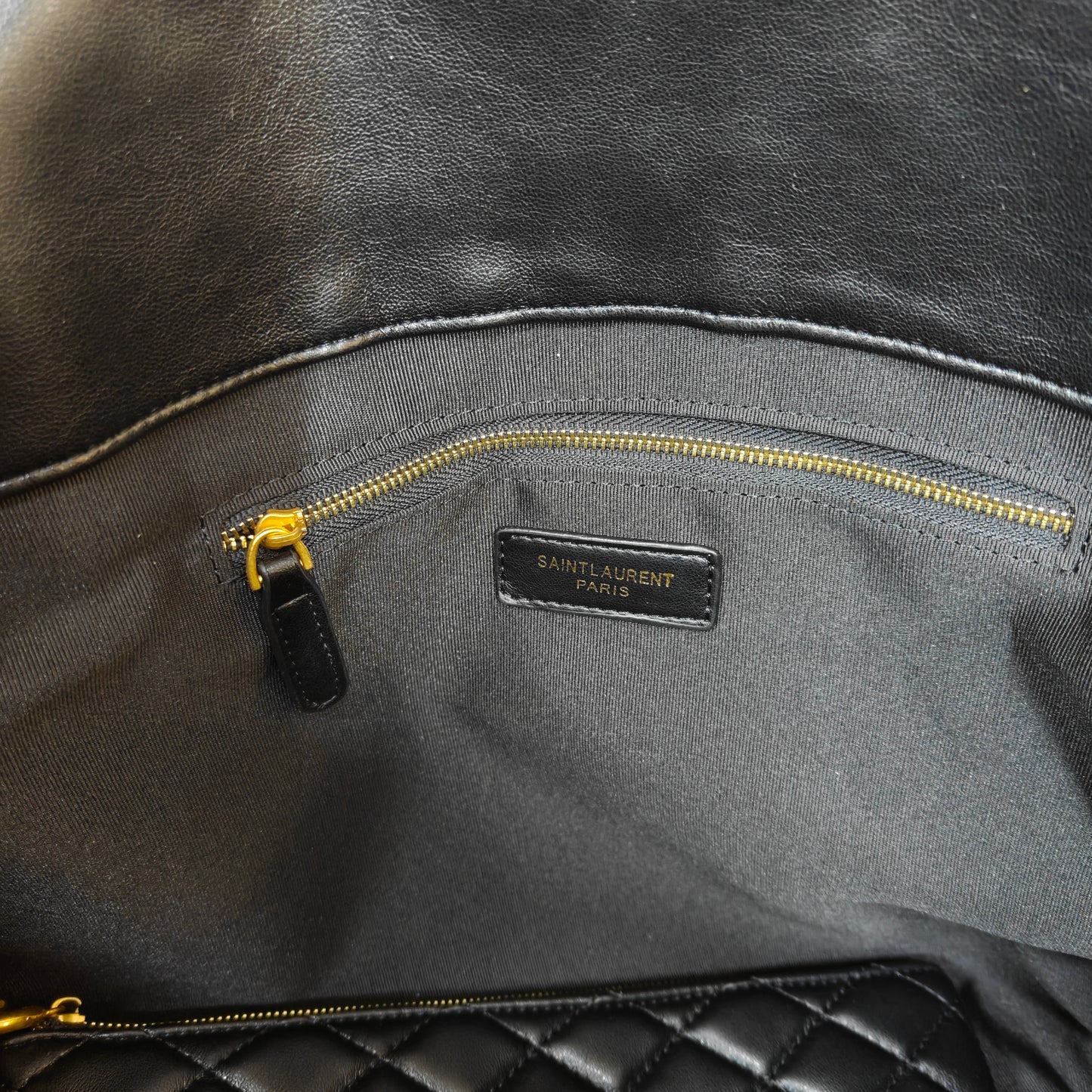 YSL Maxi Shopping Bag (Black) (Without Box)